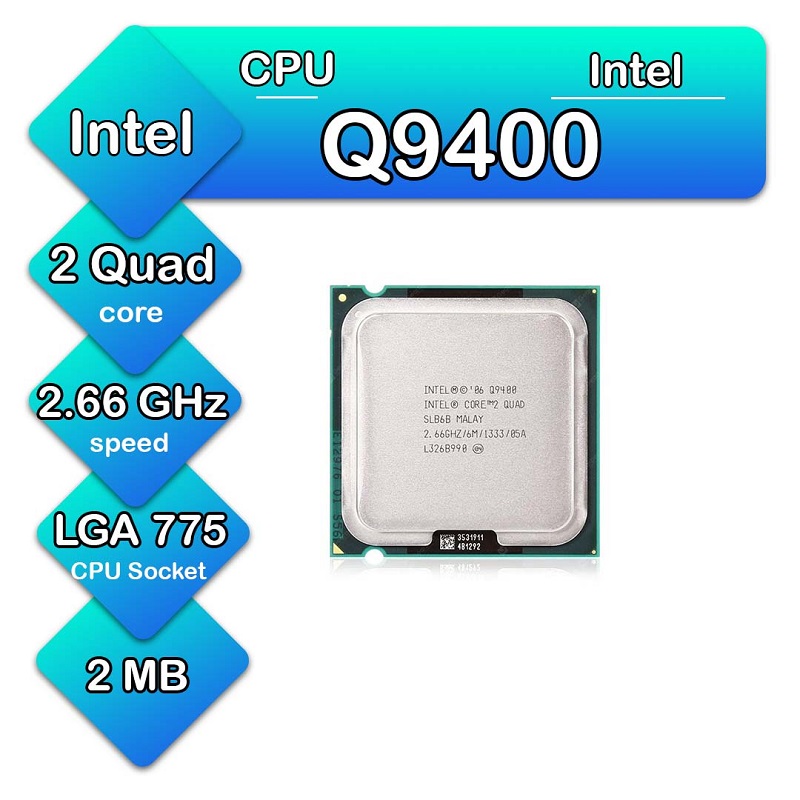 سی‌پی‌یو | مدل cpu Q9400 - فروشگاه کامپیوتر سیفی